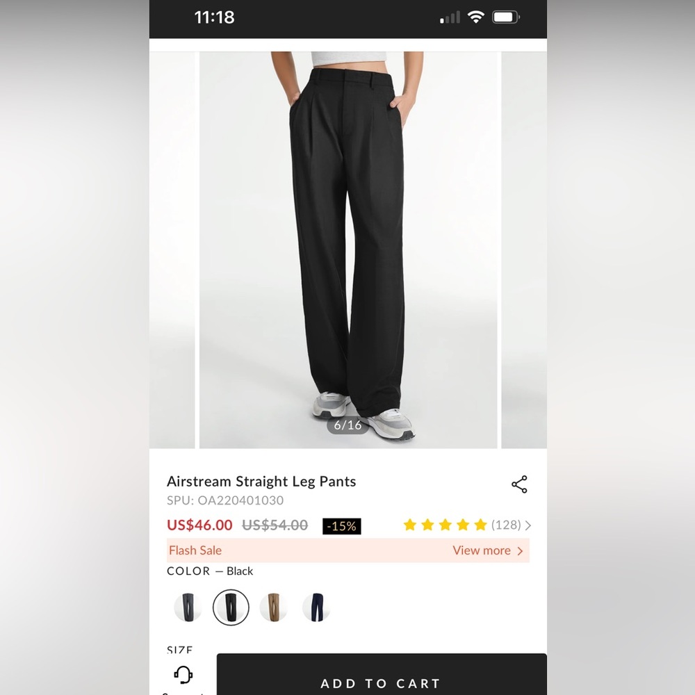 Airstream straight leg pants